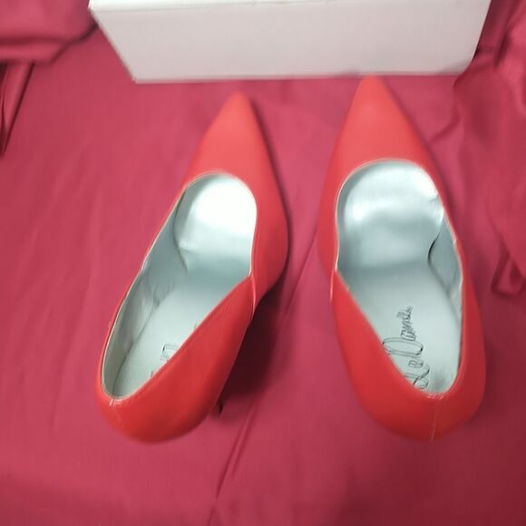 Le Dame Sexy Red  Cross Dresser High Heels Men's Size 10d - Picture 5 of 11